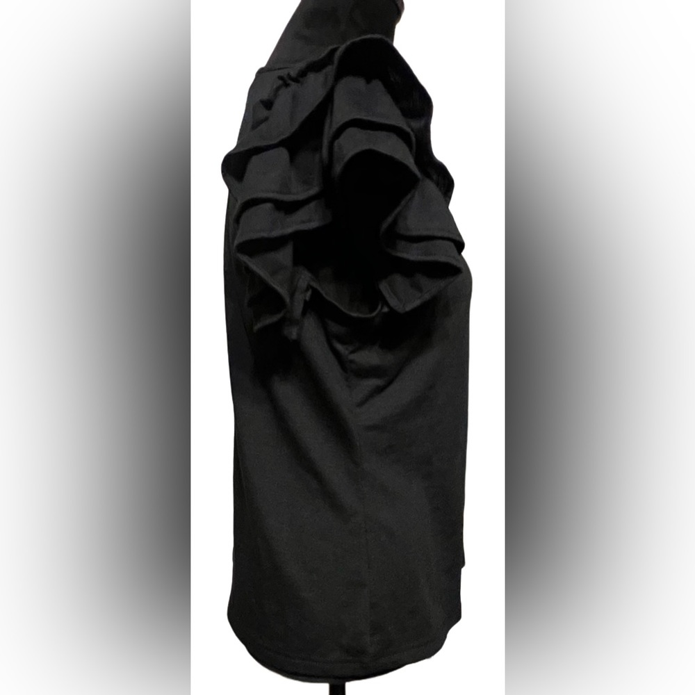 Ladies tiered ruffle sleeve shirt - Picture 2 of 6